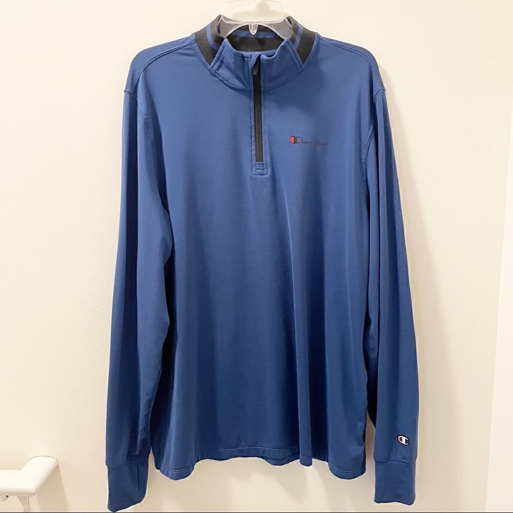 Champion Sport 1/4 Zip Stand Collar Pullover - Size XL